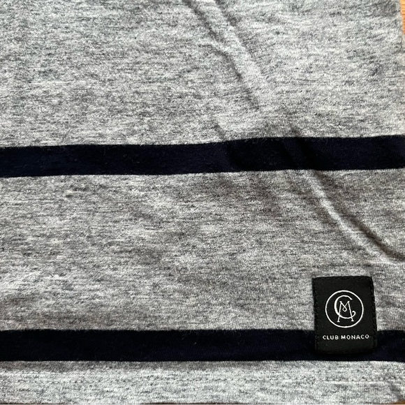 Club Monaco Men’s Striped Tee - Picture 4 of 4